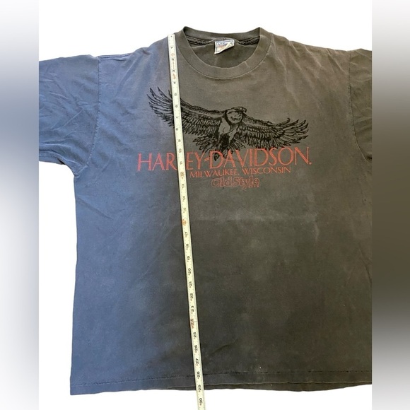 Vintage 90’s All Sport Harley Davidson Milwaukee Wisconsin Old Style T-Shirt - Picture 5 of 15